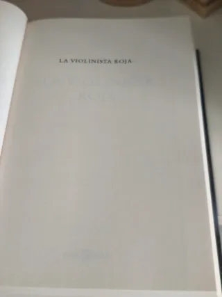 La violinista roja / The Red Violinist (Spanish...