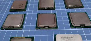 Lote 11 procesadores antiguos Intel y AMD