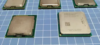 Lote 11 procesadores antiguos Intel y AMD