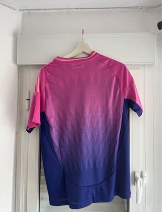 Camiseta Adidas Alemania Rosa y Azul