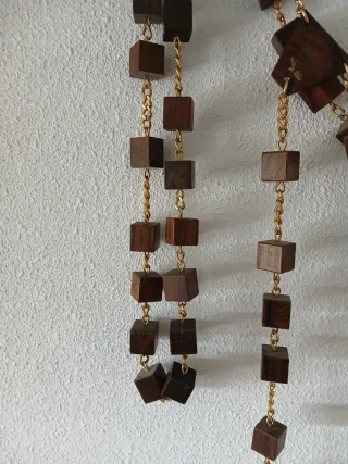 Rosario grande de madera