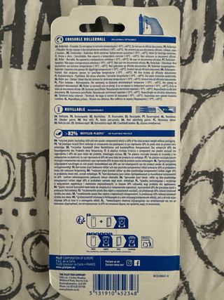 Pilot Frixion One Piece Bolígrafos