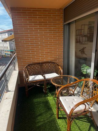 Conjunto de caña para exterior. 4 plazas.