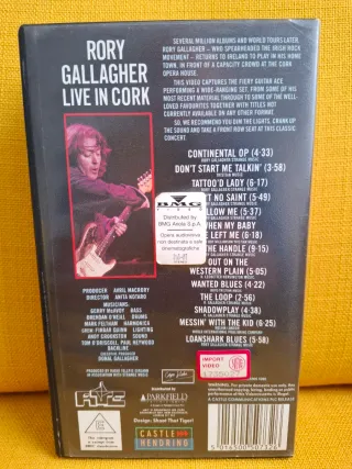 Videocassetta Rory Gallagher Live in Cork