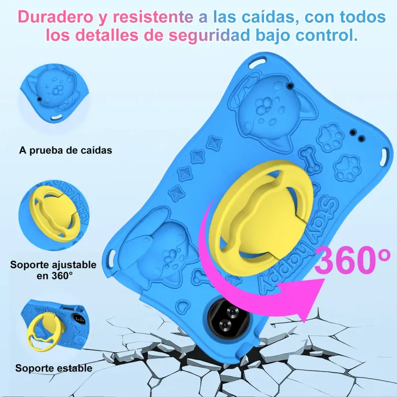 Tablet Infantil Azul Nuevo Android 15 afbeelding 2