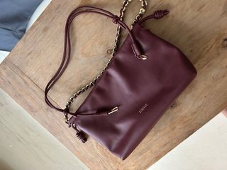 Bolso Loewe Flamenco granate