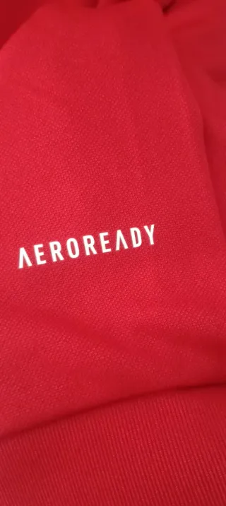 Sudadera Adidas Roja Capucha XXL