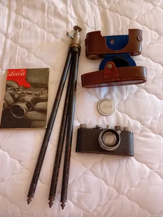 Cámara Leica I Antigua + Accesorios