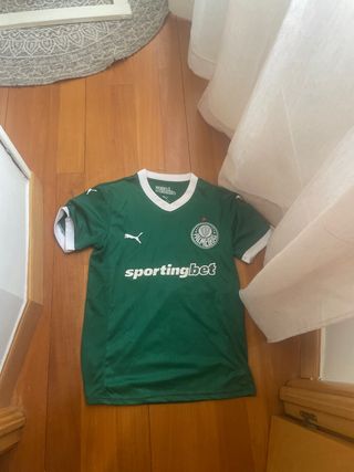 Camiseta Puma Verde y Blanca