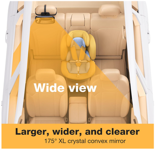 Specchietto Auto Bambini 360° Infrangibile