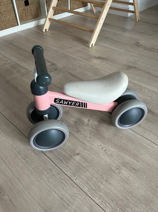 Bici de aprendizaje Sawyer rosa