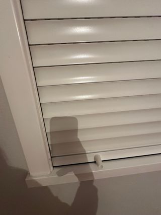 Persiana enrollable blanca 150 cm