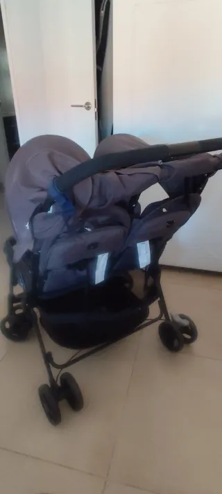 Silla Gemelar Joie Aire Twin Dark Pewter