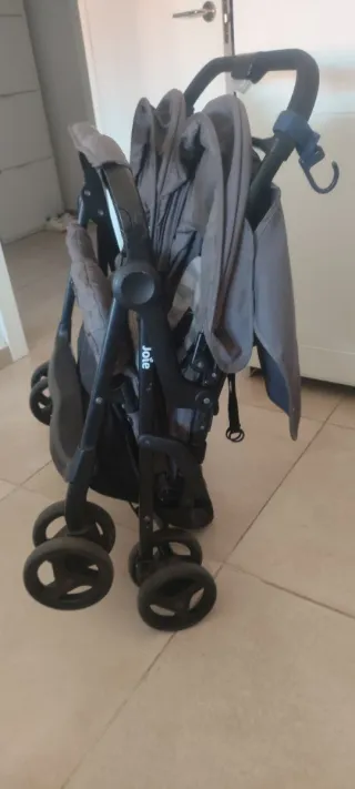 Silla Gemelar Joie Aire Twin Dark Pewter