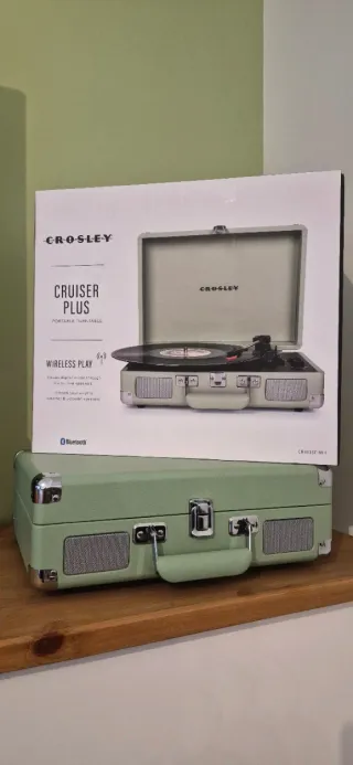 Tocadiscos Crosley Cruise Plus Verde Menta