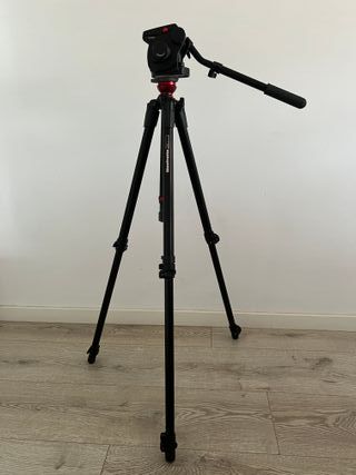 Trípode Manfrotto 755 XB + Cabezal 503 HDV + Bolsa