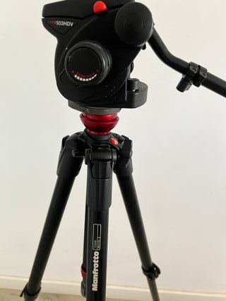 Trípode Manfrotto 755 XB + Cabezal 503 HDV + Bolsa
