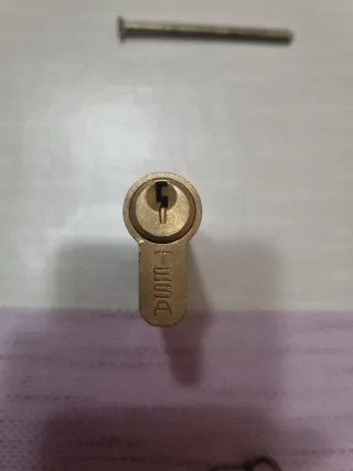 Bombín Tesa 60mm + 2 llaves