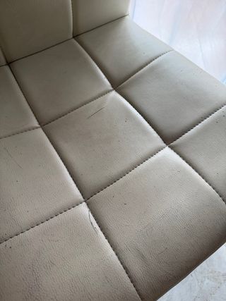 Conjunto 4 ó 6 Sillas Comedor Beige polipiel