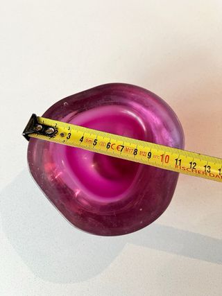 Cenicero Cristal Murano Rosa Vintage