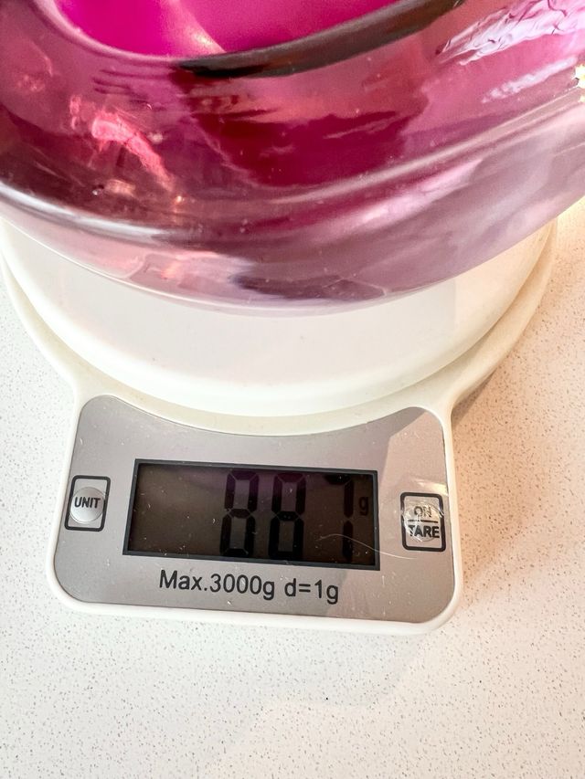 Cenicero Cristal Murano Rosa Vintage