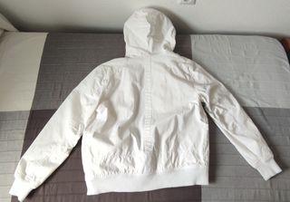 Cazadora H&M Blanca Talla L Hombre