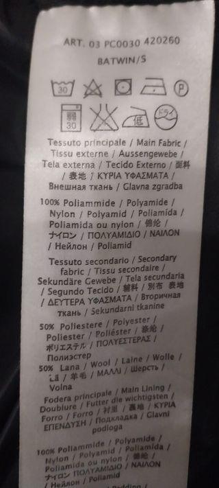 Giubbotto invernale GAS nero