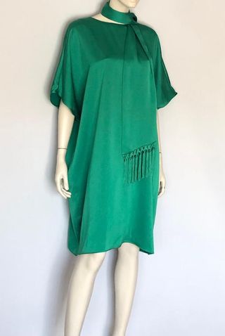 Vestido Carolina Herrera fiesta verde