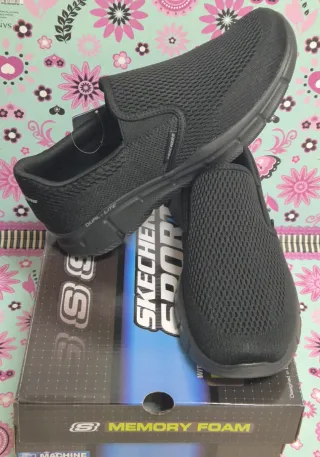 Zapatillas Skechers Dual-Lite Negro Talla 42.5