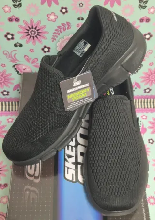 Zapatillas Skechers Dual-Lite Negro Talla 42.5