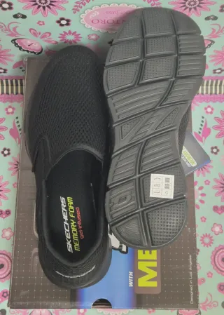 Zapatillas Skechers Dual-Lite Negro Talla 42.5