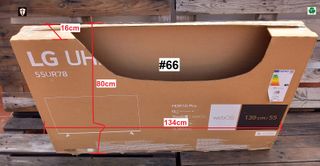 Caja TV 55" lg