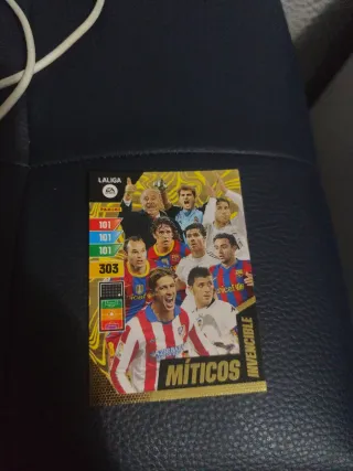 Cromo Míticos Invencible La Liga EA Sports