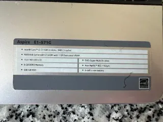 Portátil Acer Aspire E1-571G – 15.6 pulgadas