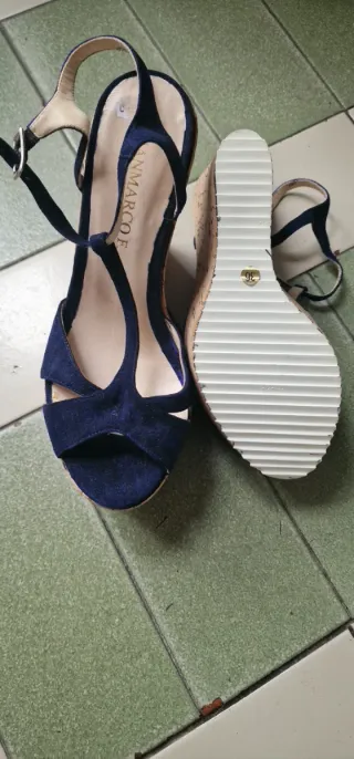 Sandalias Gianmarco Lorenzi Azul