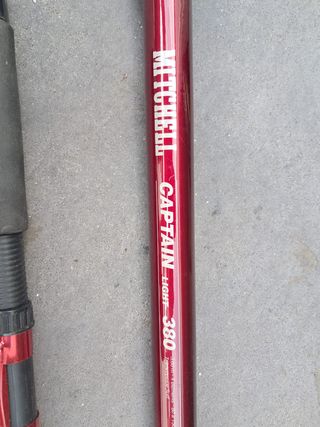 Lote pesca completo con caña Mitchell y accesorios