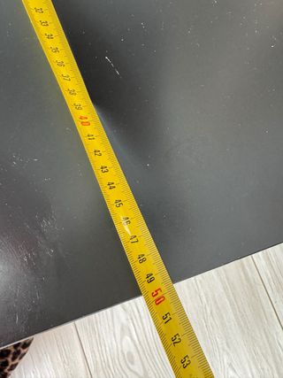 Mueble TV moderno blanco y negro medidas 152 x 5