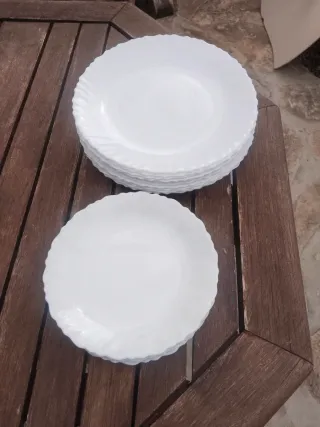 Juego de 10 Platos + 7 platos de postre