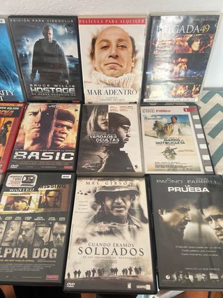 Lote dvd 6” 15 DVDs Varios Géneros”
