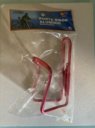 Porta bidón aluminio bicicleta