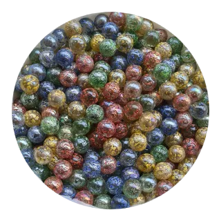 250 Biglie di vetro 1.6cm vintage anni 70 80 90