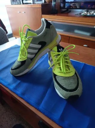 Zapatillas Adidas Verdes y Amarillas