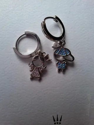 Pendientes Plata S925 Niña y Niño