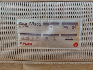 Canapé Matrimonio + Colchón Flex + Cabezal