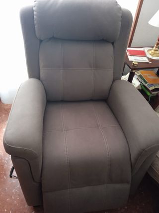 Sillón eléctrico gris