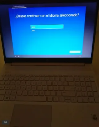 Portátil HP blanco Nuevo