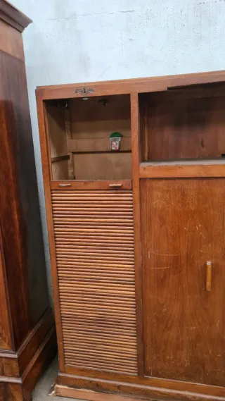 Mueble oficina vintage madera años 40