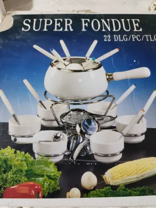 Super Fondue 22 piezas Acero Inox