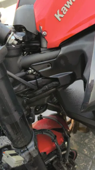 Kawasaki Z900 2018 siniestro 4000km