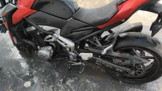 Kawasaki Z900 2018 siniestro 4000km